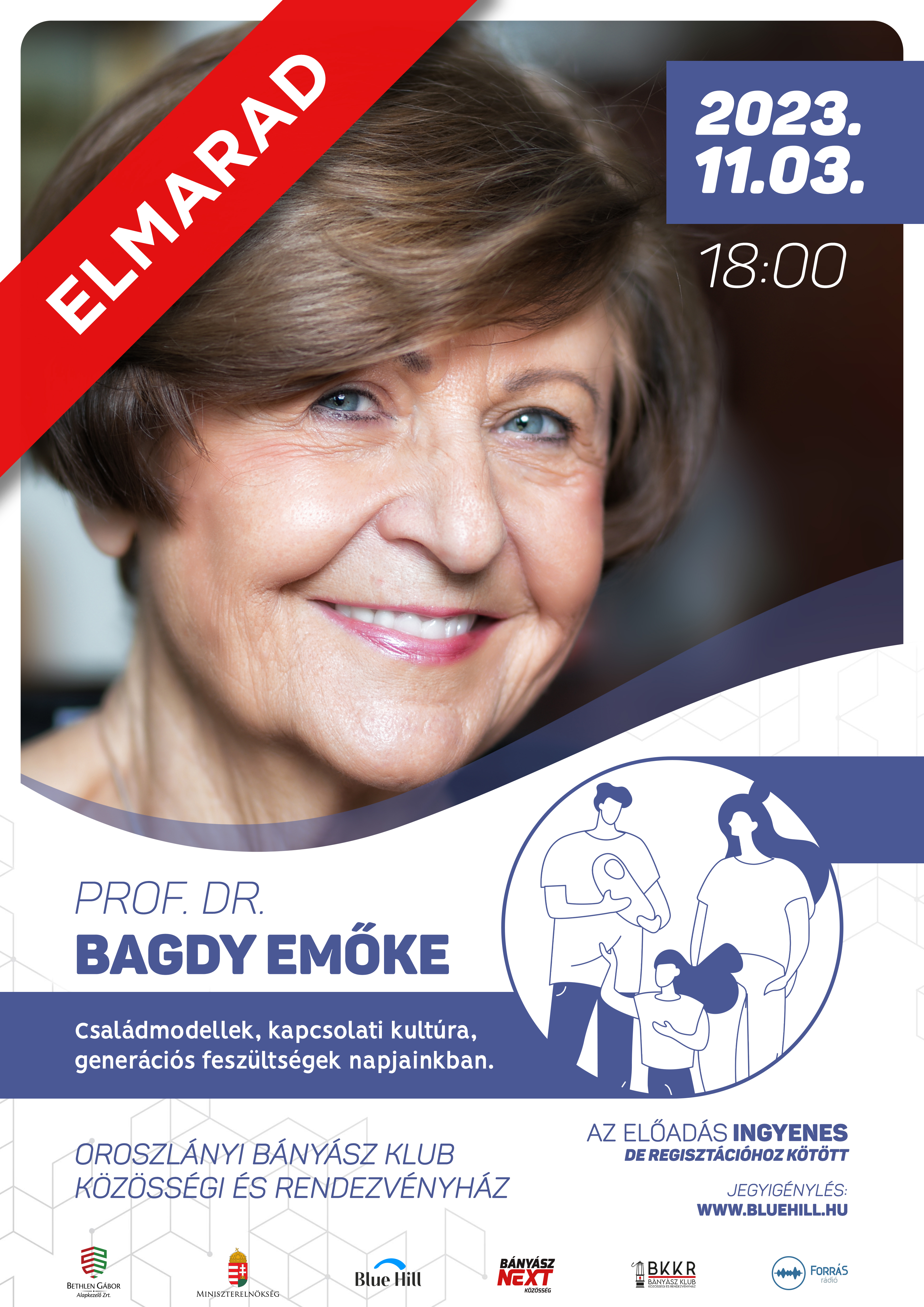 Prof. Dr. Bagdy Emőke előadása ELMARAD